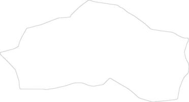 Al Marqab Libya outline map vector