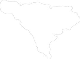 Alba Romania outline map vector