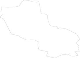 Alojas Latvia outline map vector