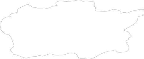 Alytaus Lithuania outline map vector