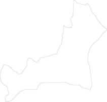 Amuru Uganda outline map vector