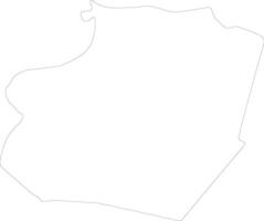 Ar Raqqah Syria outline map vector