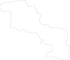 Aragua Venezuela outline map vector