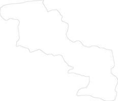 Aragua Venezuela outline map vector