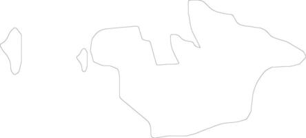 Basilan Philippines outline map vector