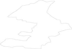 Balvu Latvia outline map vector