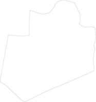 Bay Somalia outline map vector