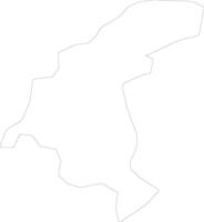 Basarabeasca Moldova outline map vector