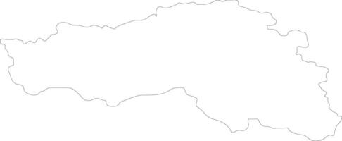 Belgorod Russia outline map vector