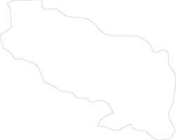 Bender Moldova outline map vector