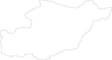 Beja Portugal outline map vector