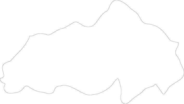 Berea Lesotho outline map