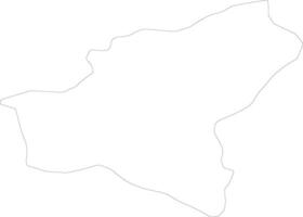 Bitlis Turkey outline map vector