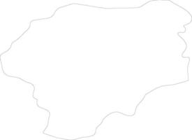 Bistrita-Nasaud Romania outline map vector