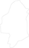 Blantyre Malawi outline map vector