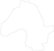 Bobonaro East Timor outline map vector