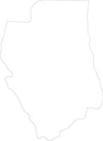 Bukidnon Philippines outline map vector