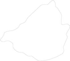 Cavite Philippines outline map vector