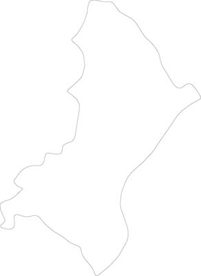 Central Paraguay outline map