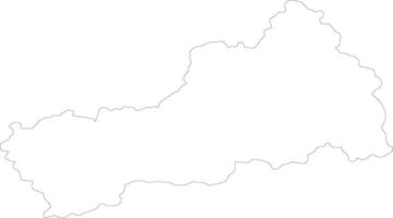 Cherkasy Ucrania contorno mapa vector