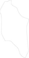 Chiradzulu Malawi outline map vector