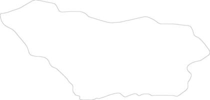 Colonia Uruguay outline map vector