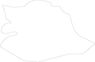 crnomelj Eslovenia contorno mapa vector
