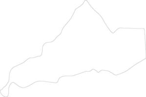 Dedza Malawi outline map vector