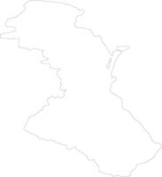 Dagestan Russia outline map vector