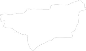 Diyarbakir Turkey outline map vector