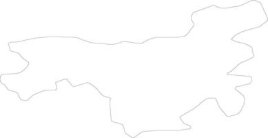 Dobele Latvia outline map vector