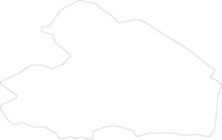 Drenthe Netherlands outline map vector