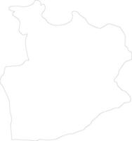 Dornogovi Mongolia outline map vector