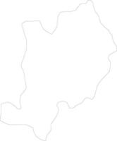 Ebonyi Nigeria outline map vector