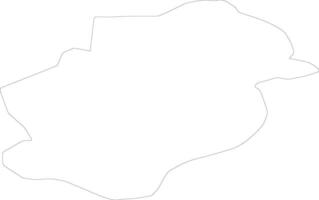 Flevoland Netherlands outline map vector