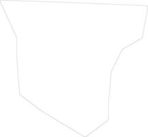 Gudja Malta outline map vector