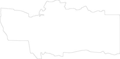 Hardap Namibia outline map vector