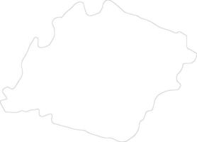 Ibb Yemen outline map vector