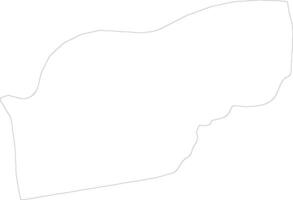 Ifugao Philippines outline map vector