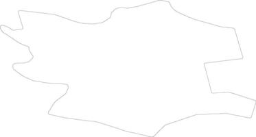 Iecavas Latvia outline map vector