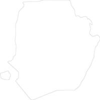 Isabela Philippines outline map vector