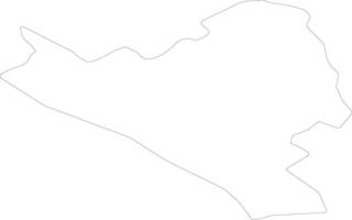 Ilukstes Latvia outline map vector