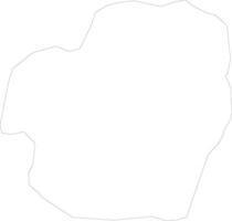 Imo Nigeria outline map vector