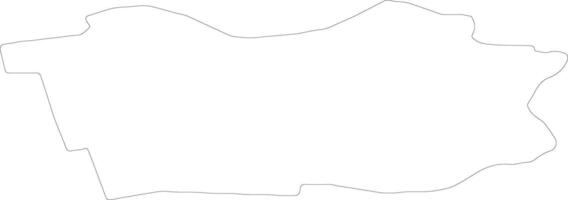 Jaunjelgavas Latvia outline map vector