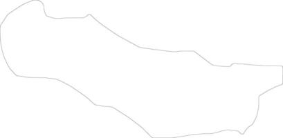 Karbinci Macedonia outline map vector