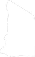 Katakwi Uganda outline map vector