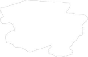 Kastamonu Turkey outline map vector