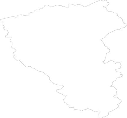 Kemerovo Russia outline map