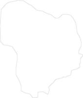 Kiryandongo Uganda outline map vector