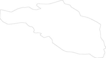 Kocenu Latvia outline map vector